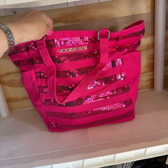 Victoria's Secret Sequin tote Bag - Picture 1 of 6